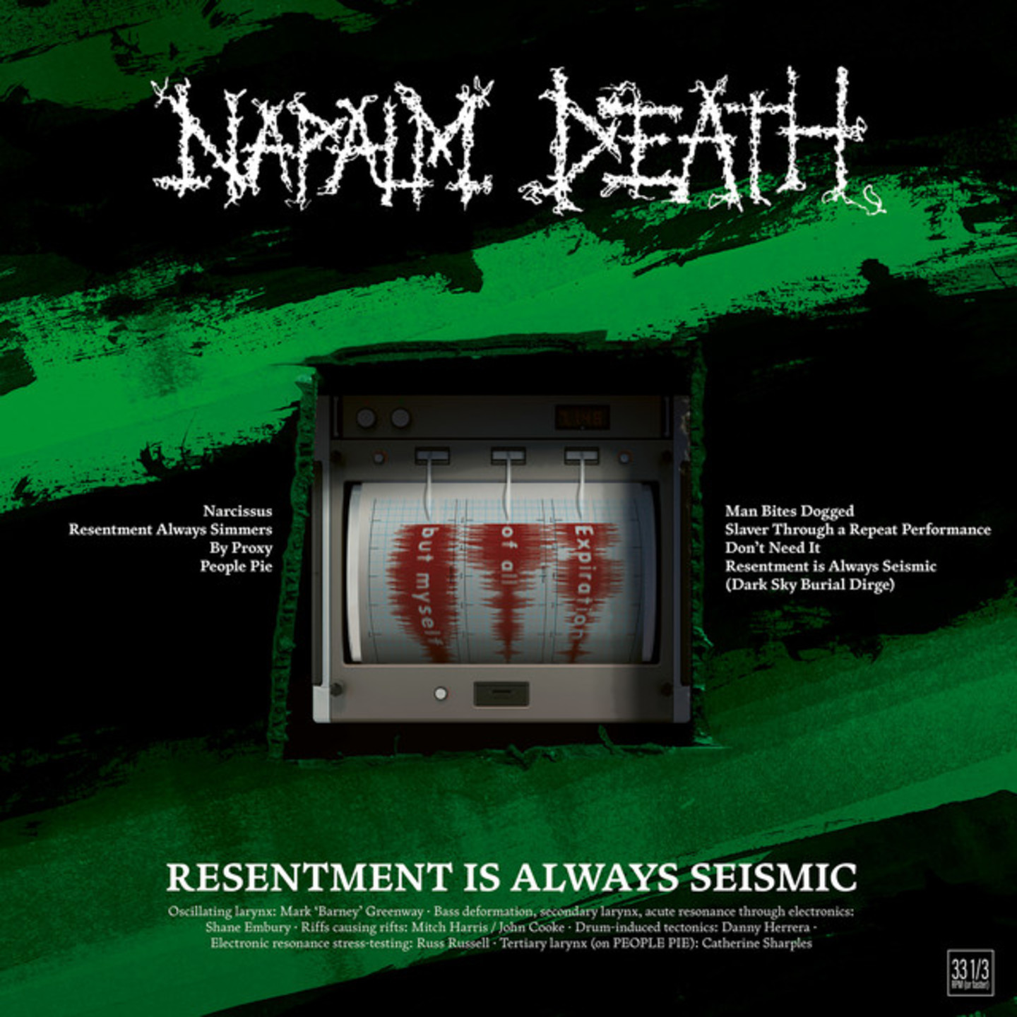 NAPALM DEATH - Resentment is Always Seismic: A Final Throw Of Throes LP