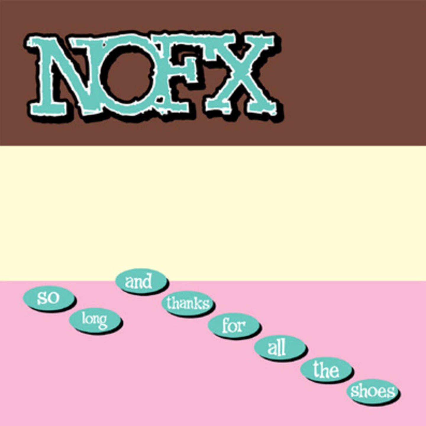 NOFX - So Long And Thanks For All The Shoes LP 25th Anniversary Neapolitan Colour vinyl