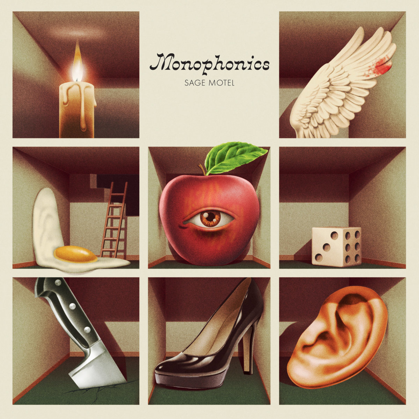 MONOPHONICS - Sage Motel LP Transparent Orange w Black Swirl Vinyl