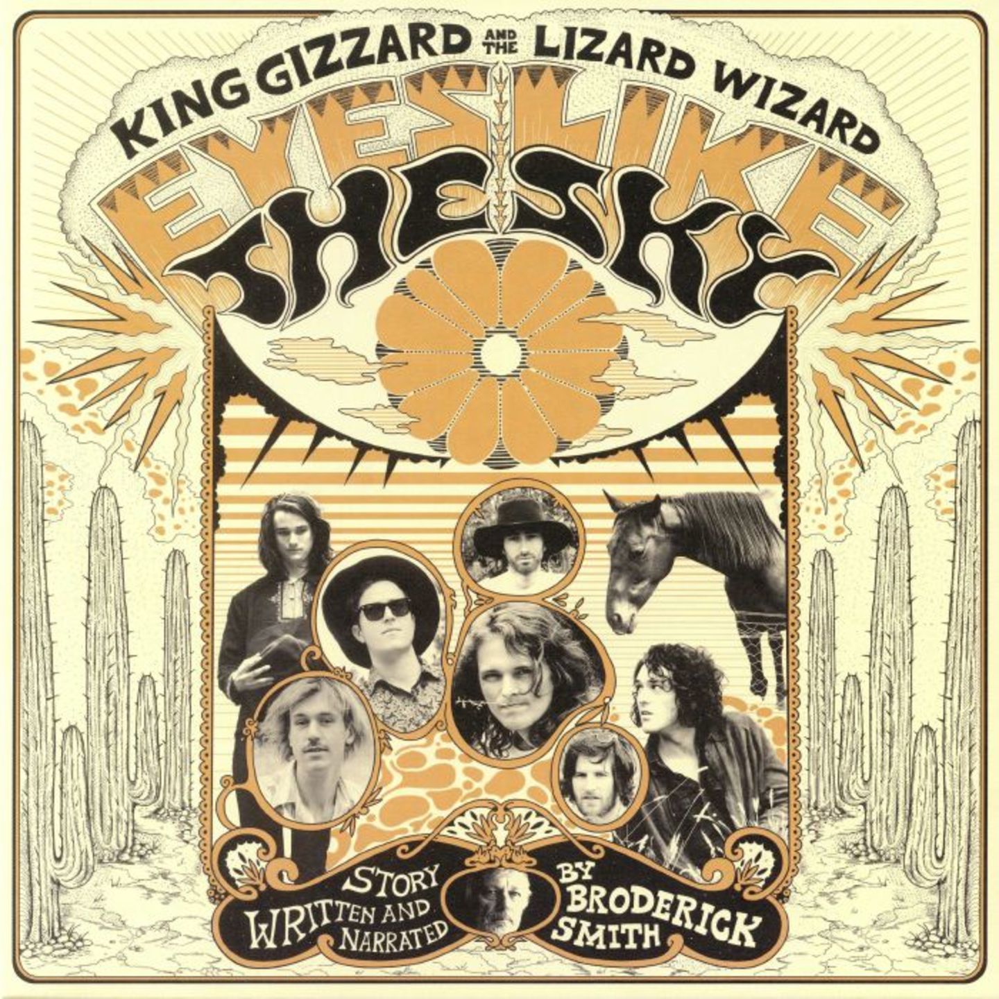 KING GIZZARD AND THE LIZARD WIZARD - Eyes Like The Sky LP Orange vinyl