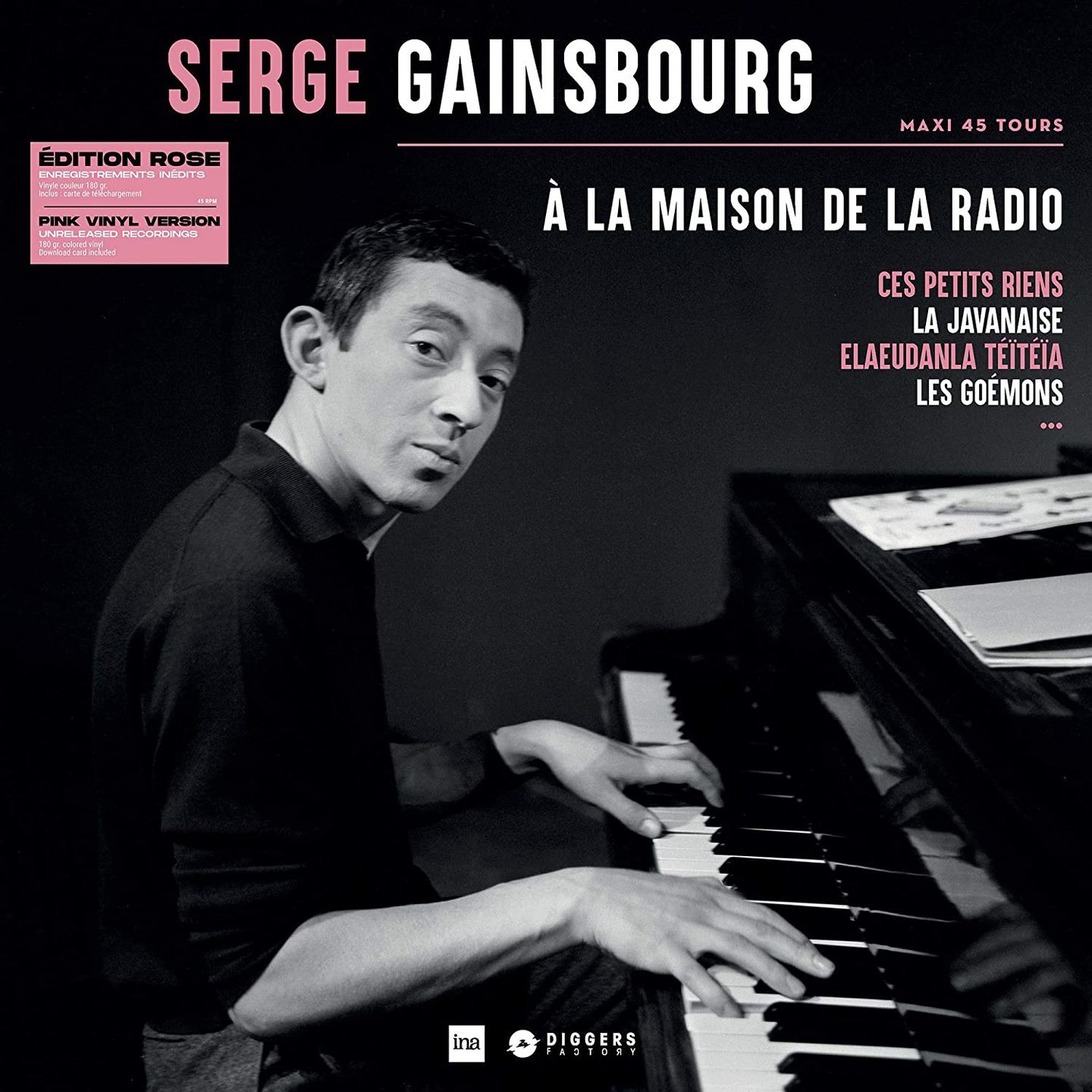 SERGE GAINSBOURG - A La Maison De La Radio LP Pink Vinyl