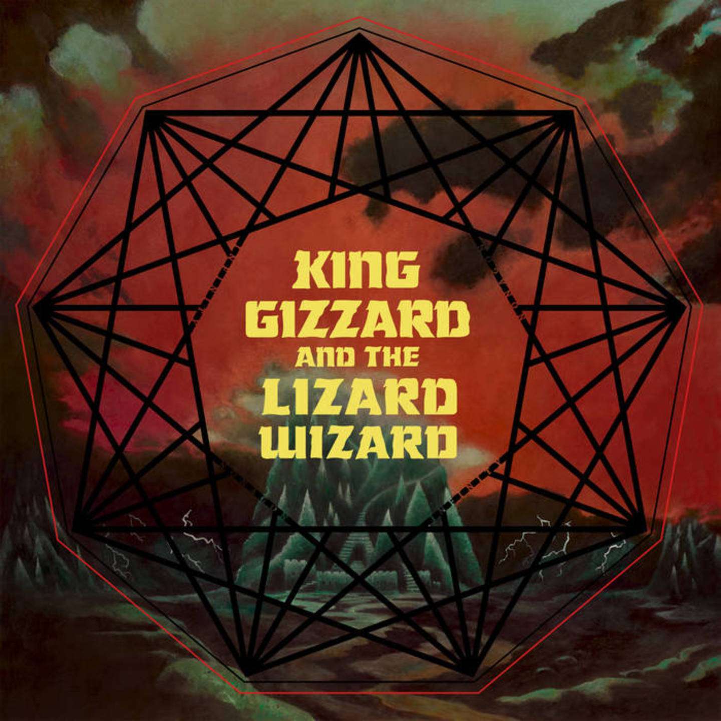 KING GIZZARD AND THE LIZARD WIZARD - Nonagon Infinity LP BlackGreen Splatter vinyl