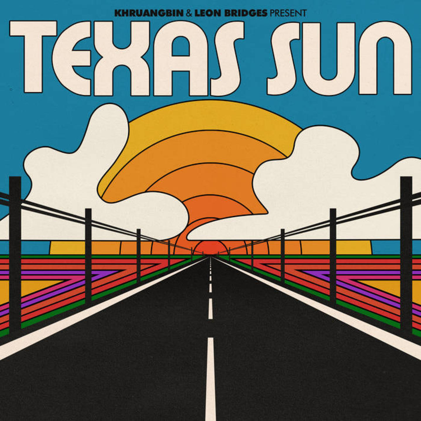 KHRUANGBIN & LEON BRIDGES - Texas Sun 12 Orange vinyl