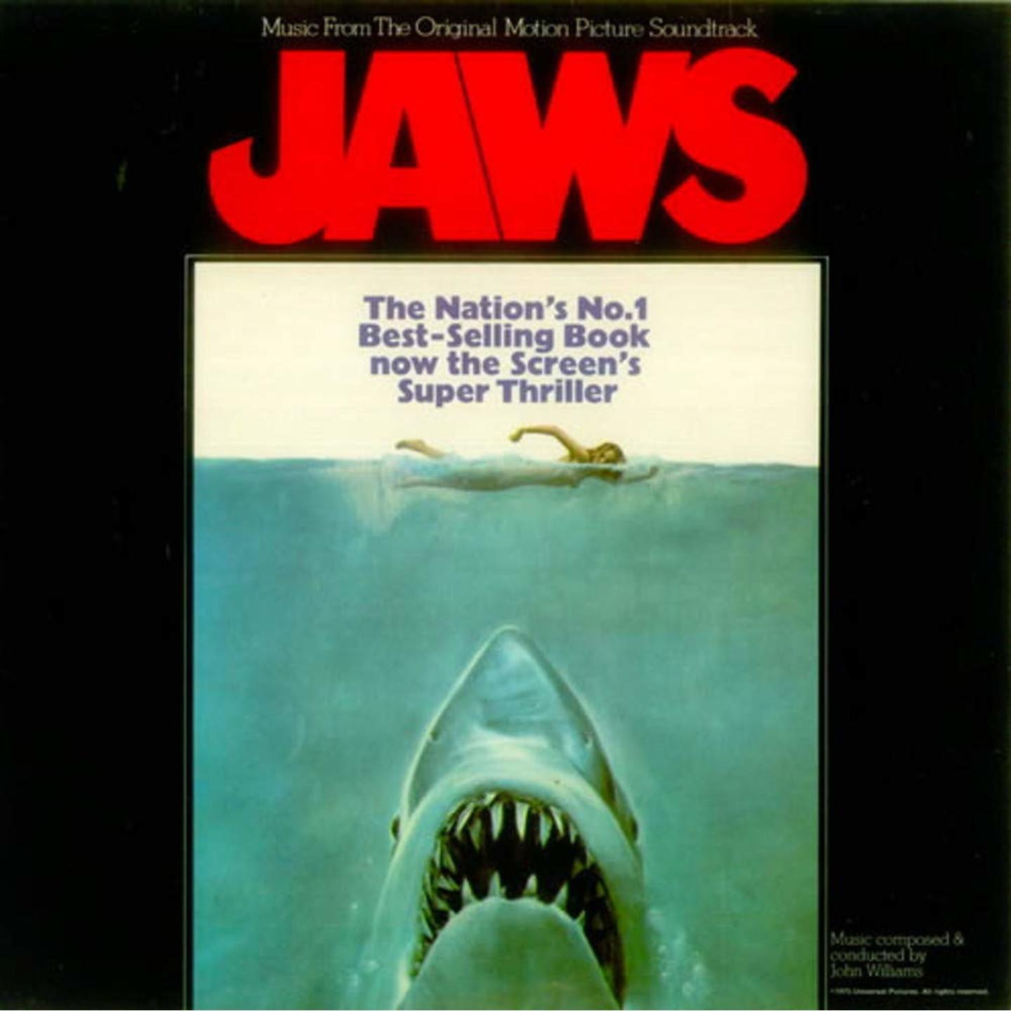 JOHN WILLIAMS - Jaws Original Motion Picture Score LP