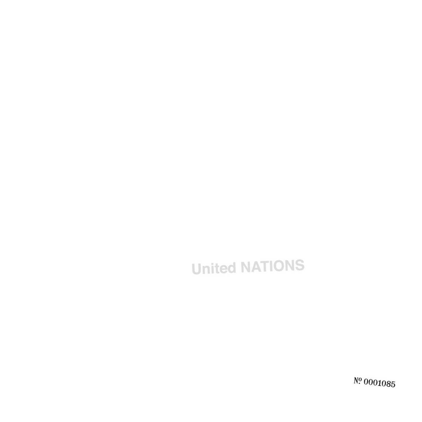UNITED NATIONS - United Nations LP White vinyl
