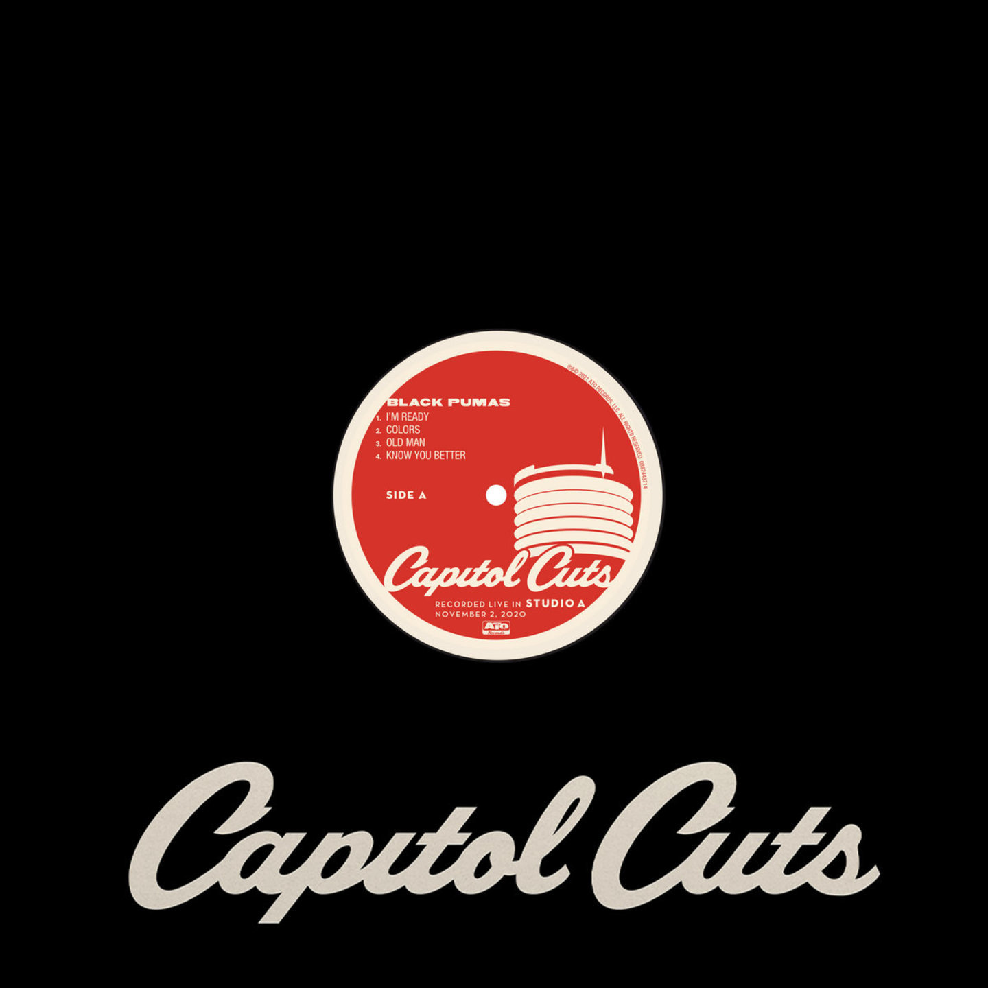 BLACK PUMAS - Capitol Cuts Live From Studio A LP Red vinyl
