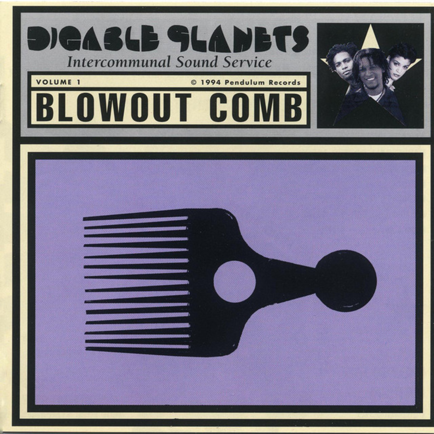 DIGABLE PLANETS - Blowout Comb 2xLP Dazed And Amazed Duo Blue & Gold Vinyl