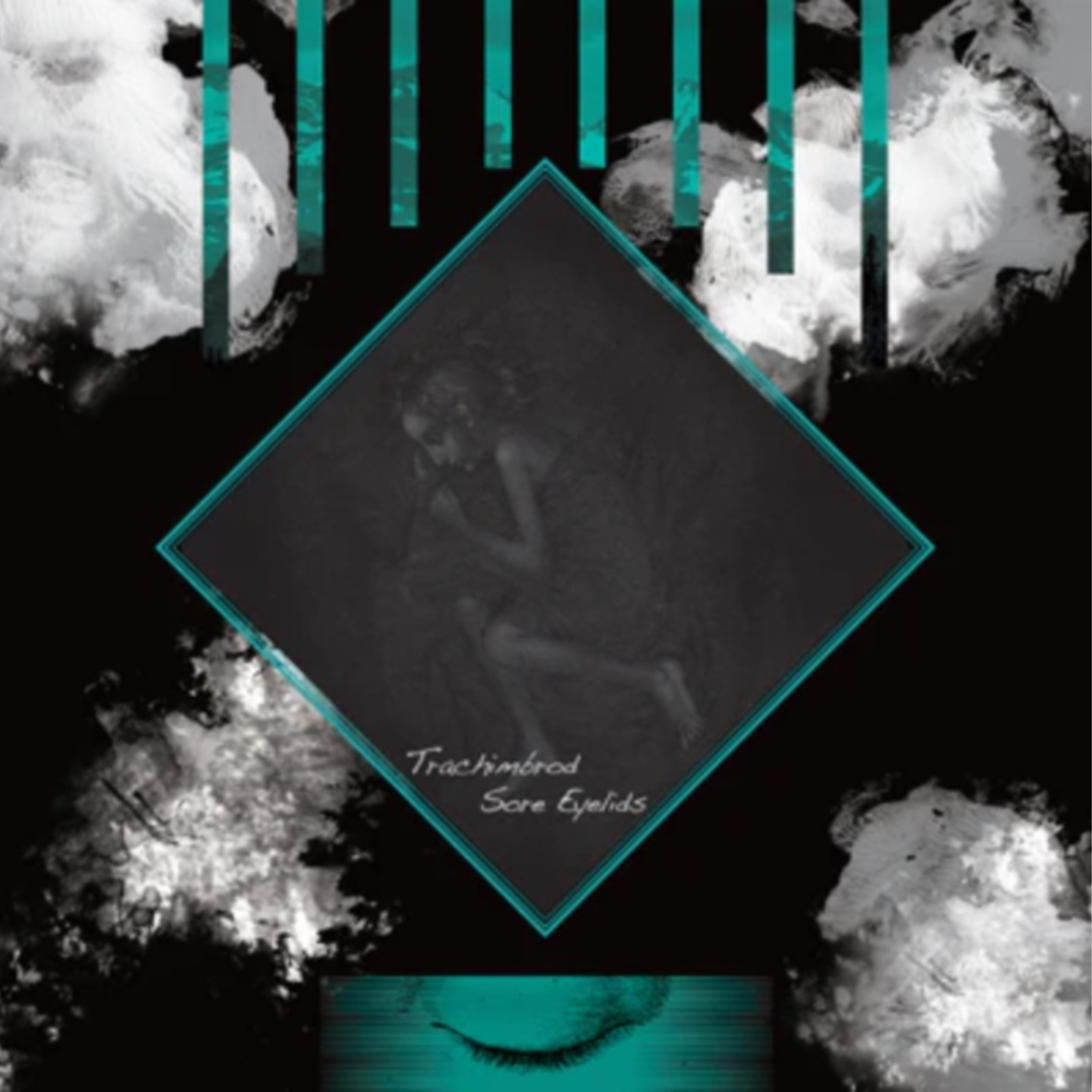 TRACHIMBROD  SORE EYELIDS - Split LP White Vinyl With Screenprinted B-Side