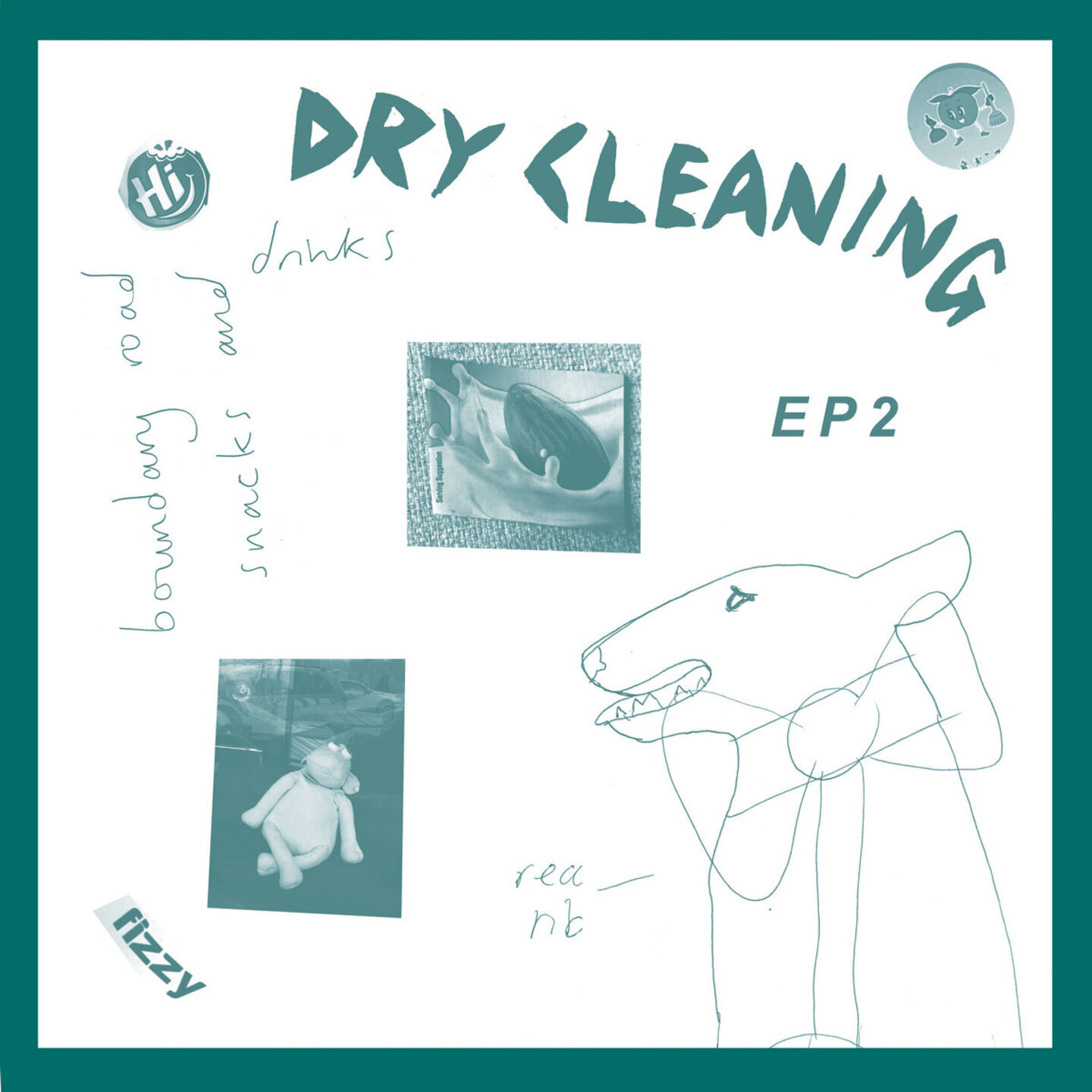 DRY CLEANING - Boundary Road Snacks And Drinks & Sweet Princess LP (Indie Exclusive Clear Blue)