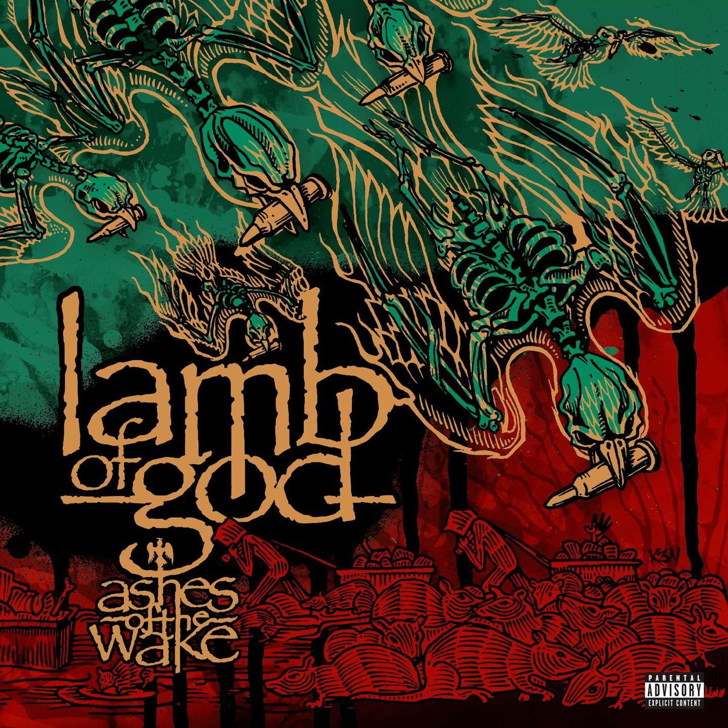 LAMB OF GOD - Ashes Of The Wake 2xLP 15th Anniversary edition