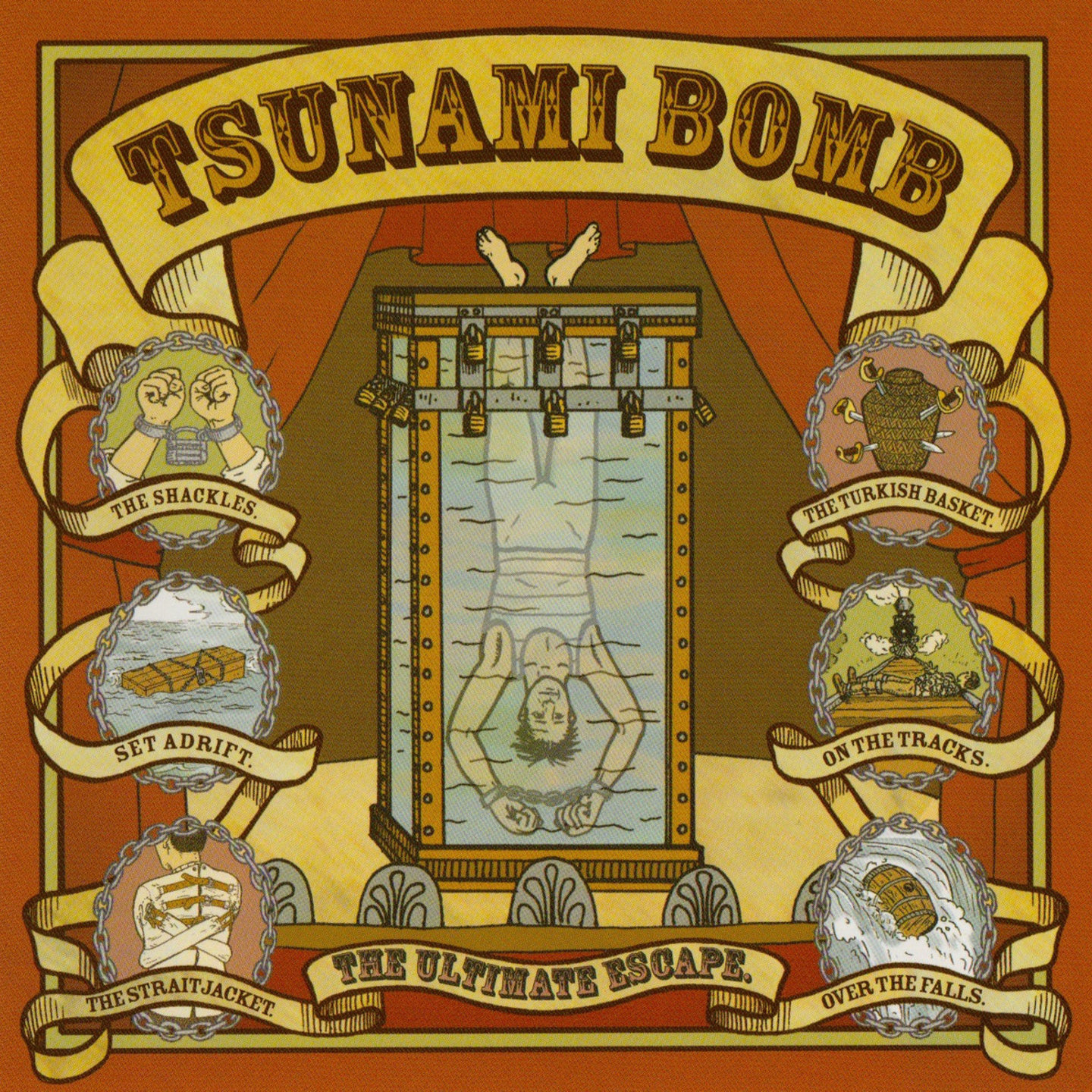 TSUNAMI BOMB - The Ultimate Escape LP Red Vinyl