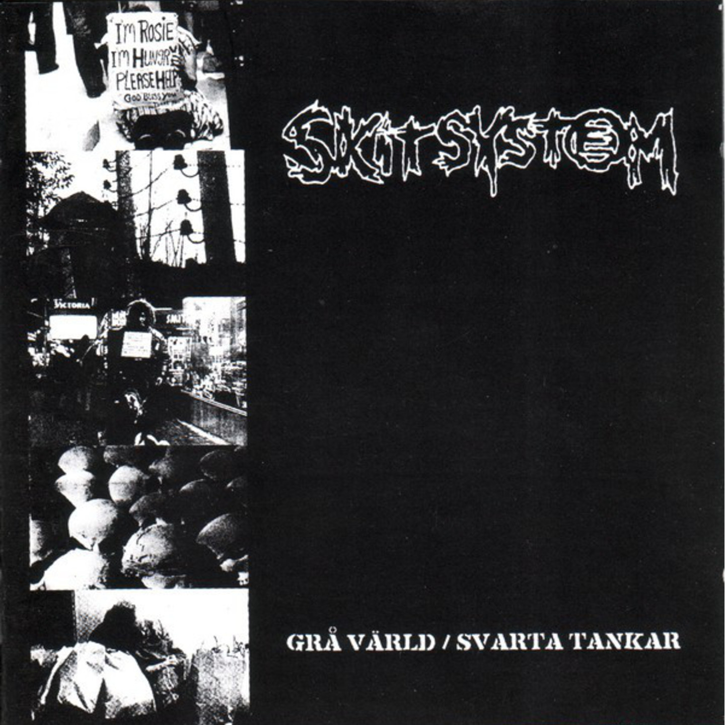 SKITSYSTEM - Gra Varld, Svarta Tankar LP