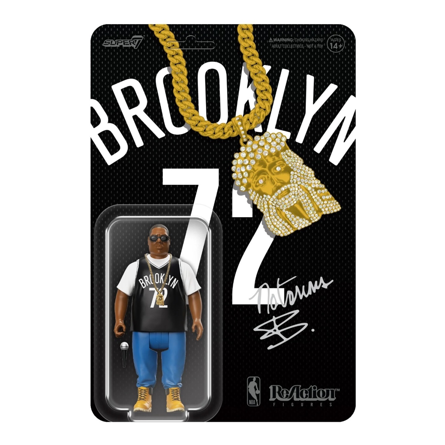 Notorious B.I.G. ReAction Figure Brooklyn Jersey