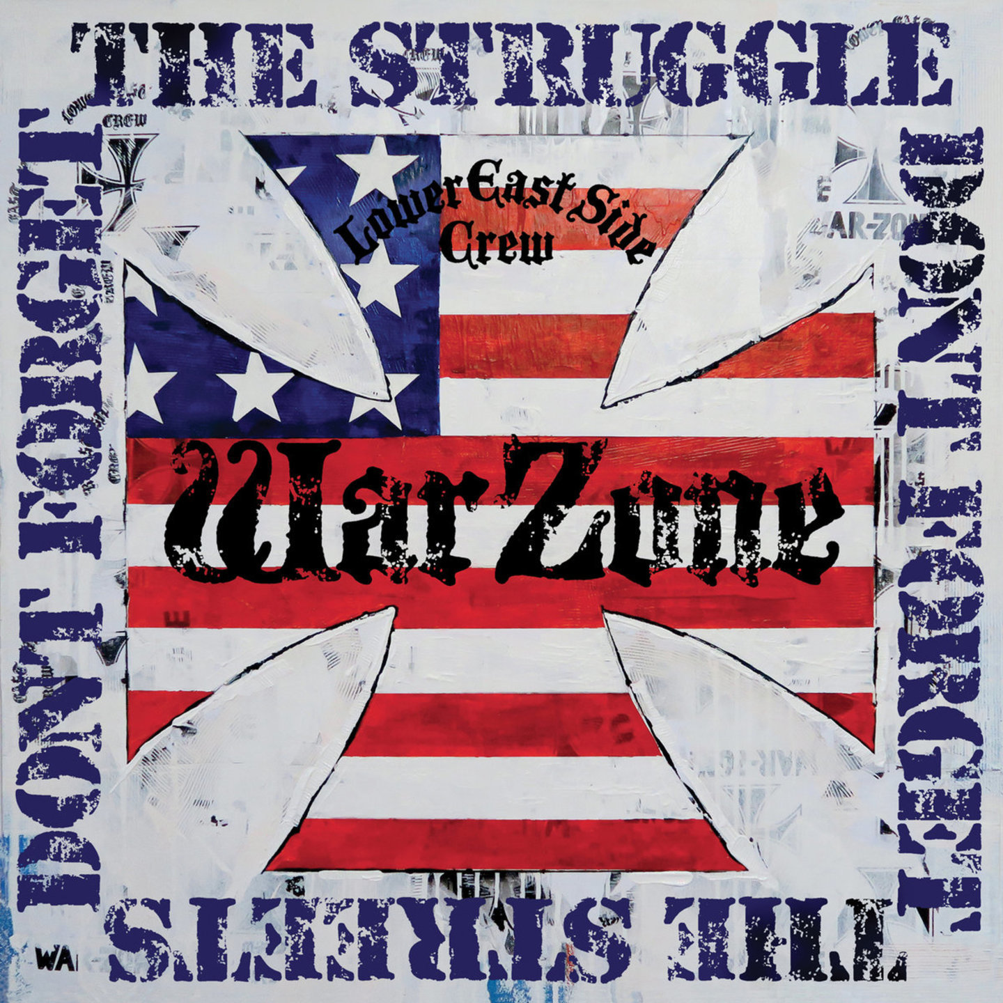 WARZONE - Dont Forget The Struggle, Dont Forget The Streets LP Translucent Red Vinyl