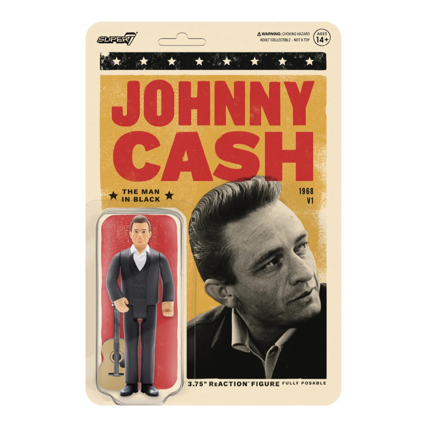 Johnny Cash ReAction Figure - The Man In Black