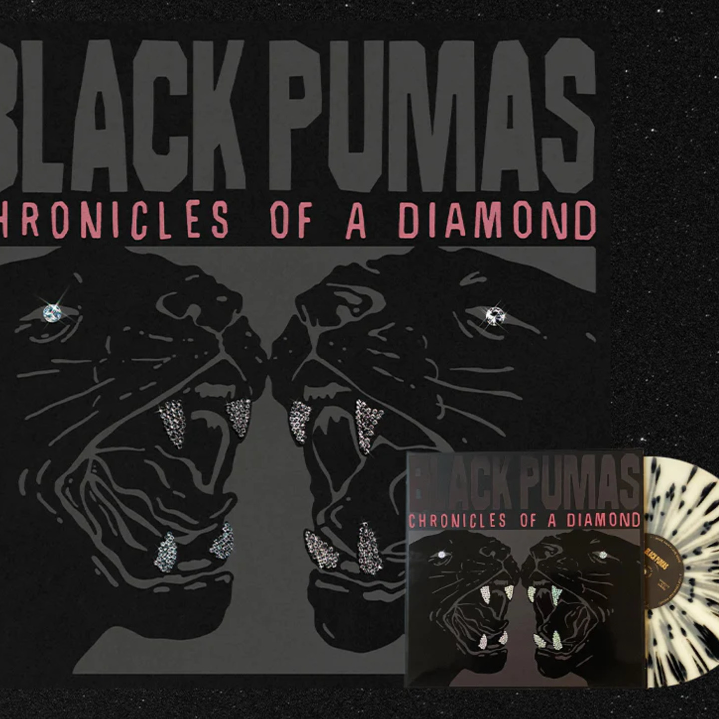 BLACK PUMAS - Chronicles Of A Diamond LP (Alternate Cover + Splatter vinyl)