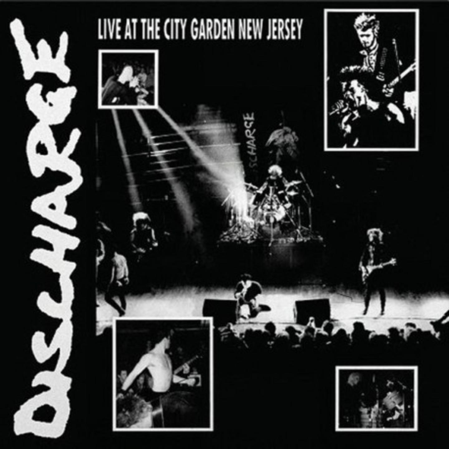 DISCHARGE - Live at City Garden New Jersey LP Clear vinyl