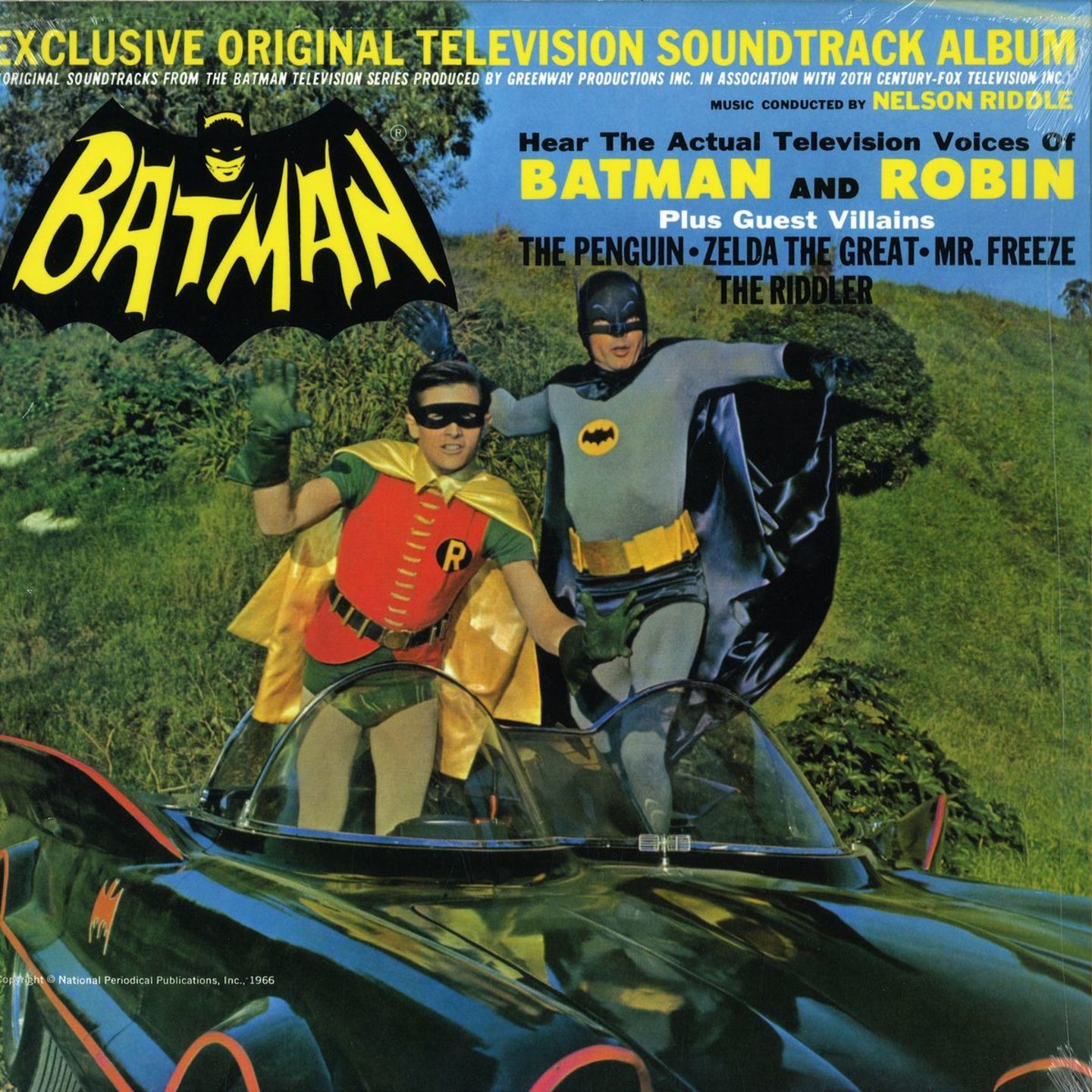 NELSON RIDDLE - Batman Exclusive Original TV Soundtrack LP