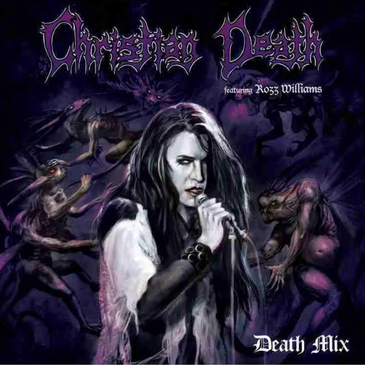CHRISTIAN DEATH - Death Mix LP (Purple/Black Splatter Vinyl)