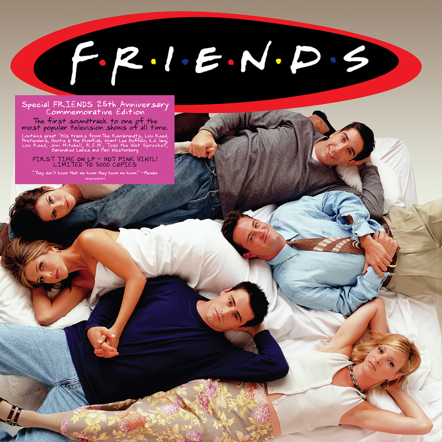 VA - Friends 25th Anniversary Soundtrack 2xLP Hot Pink Vinyl