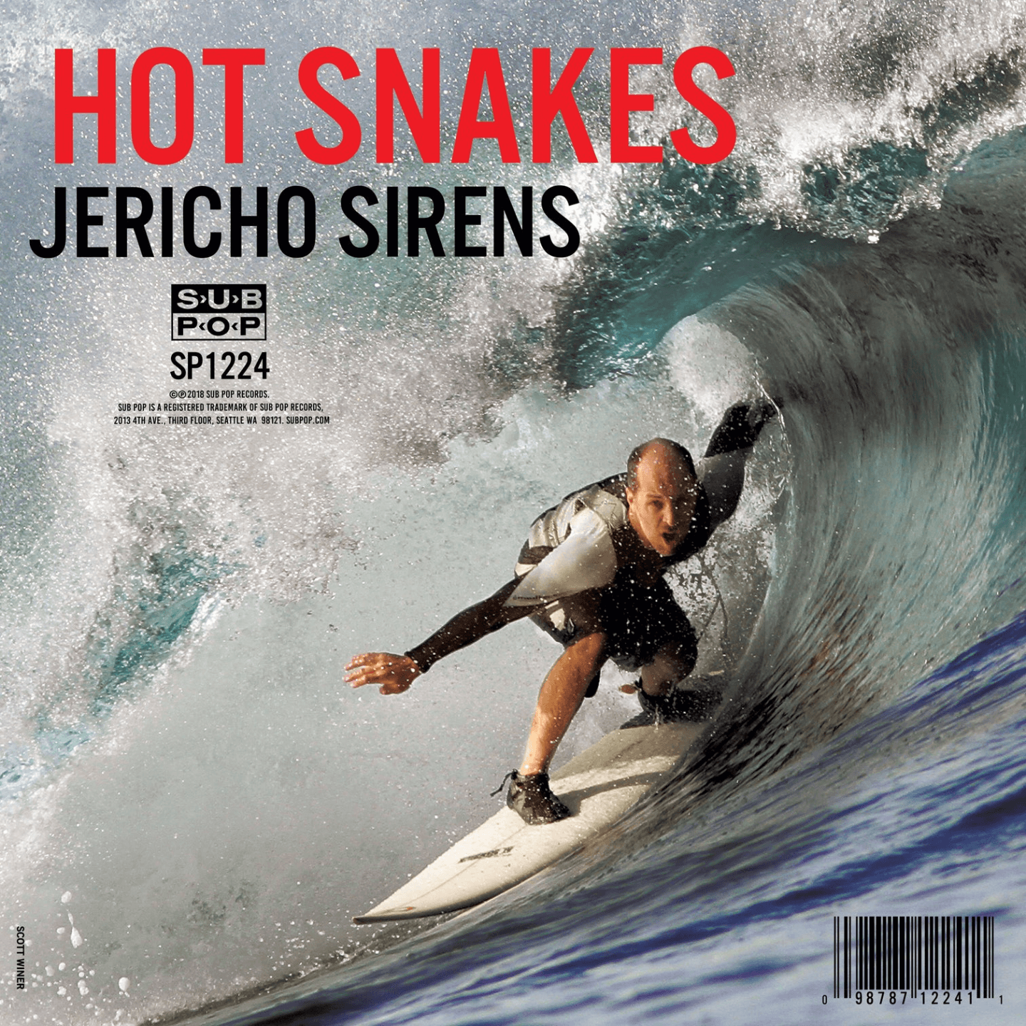 HOT SNAKES - Jericho Sirens LP Clear Vinyl