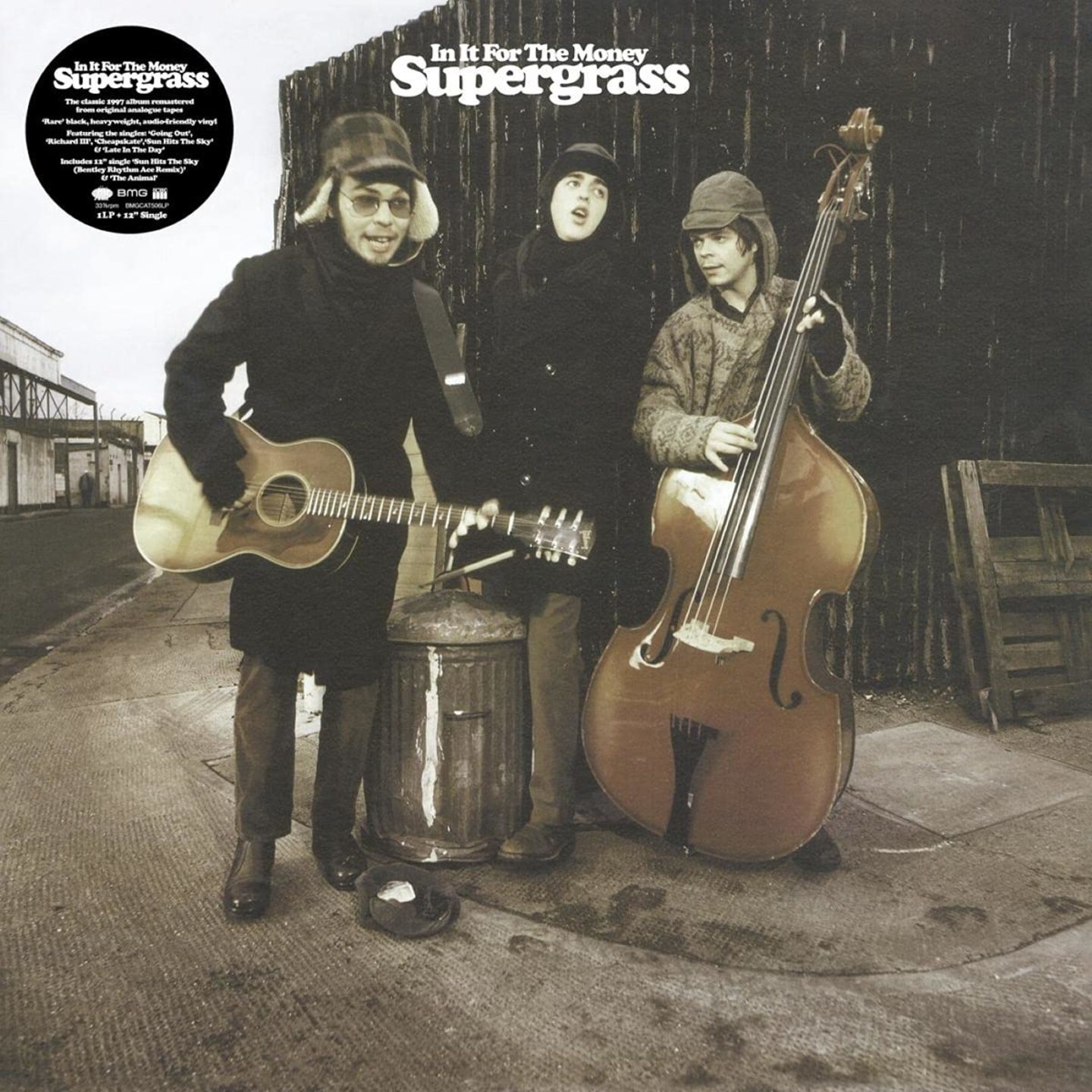 SUPERGRASS - In It For The Money Remastered 2xLP 180g, White Vinyl