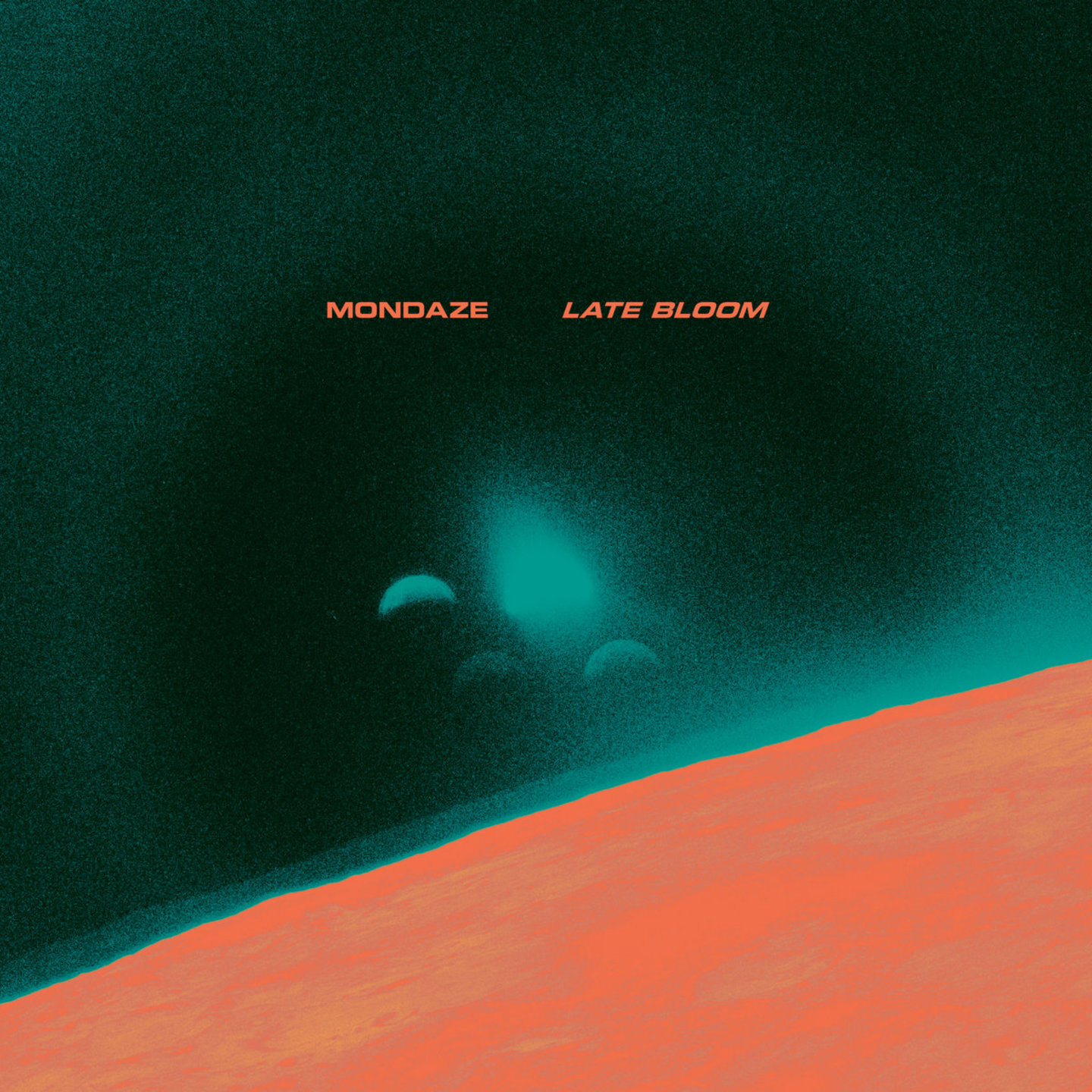 MONDAZE - Late Bloom LP Orange w Blue & Black Splatter Vinyl