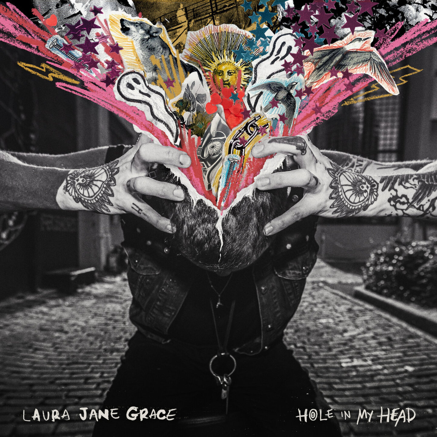 LAURA JANE GRACE - Hole In My Head LP Opaque Hot Pink Vinyl