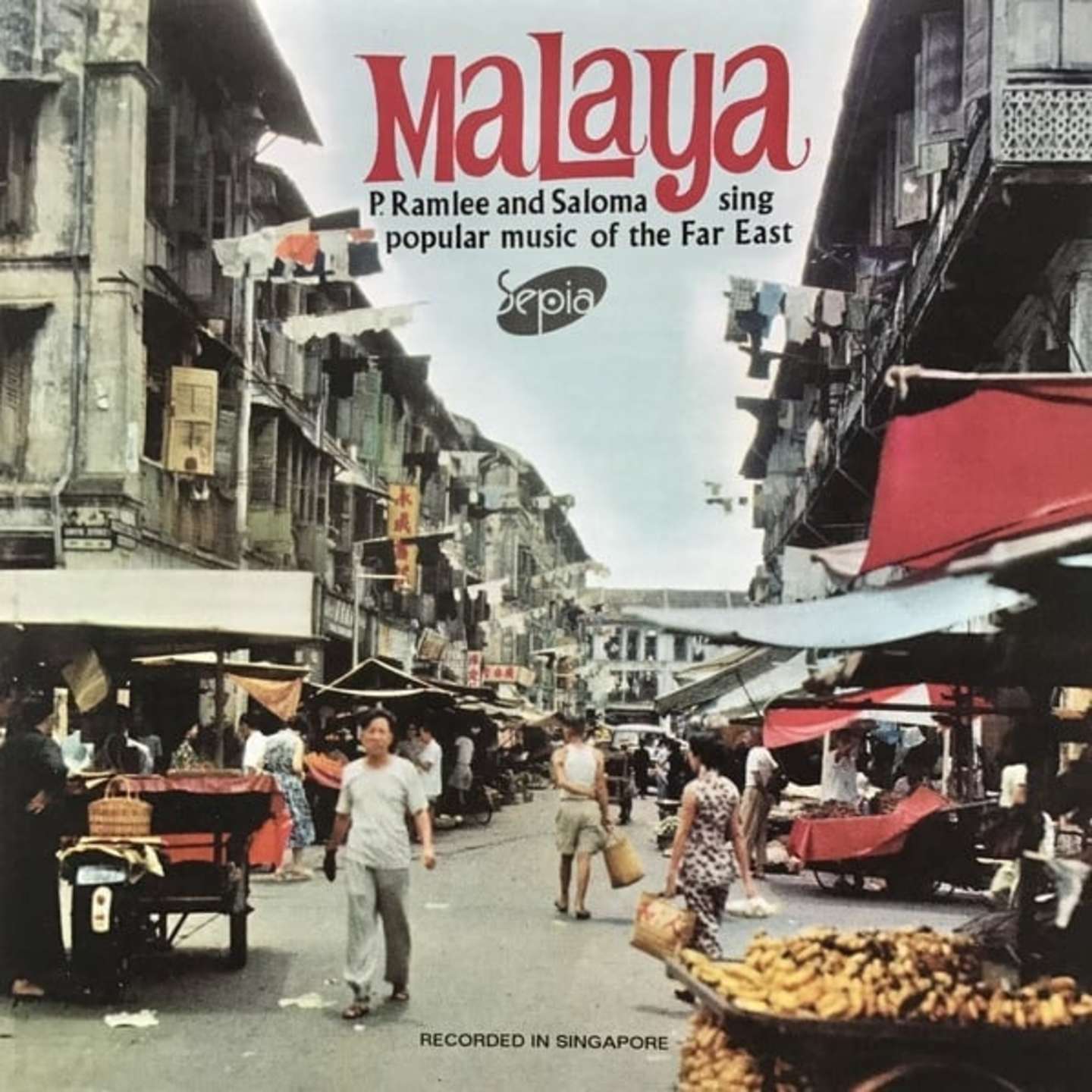 P. RAMLEE & SALOMA - Malaya Sing Popular Music From The Far East LP Grey, 180-gram vinyl