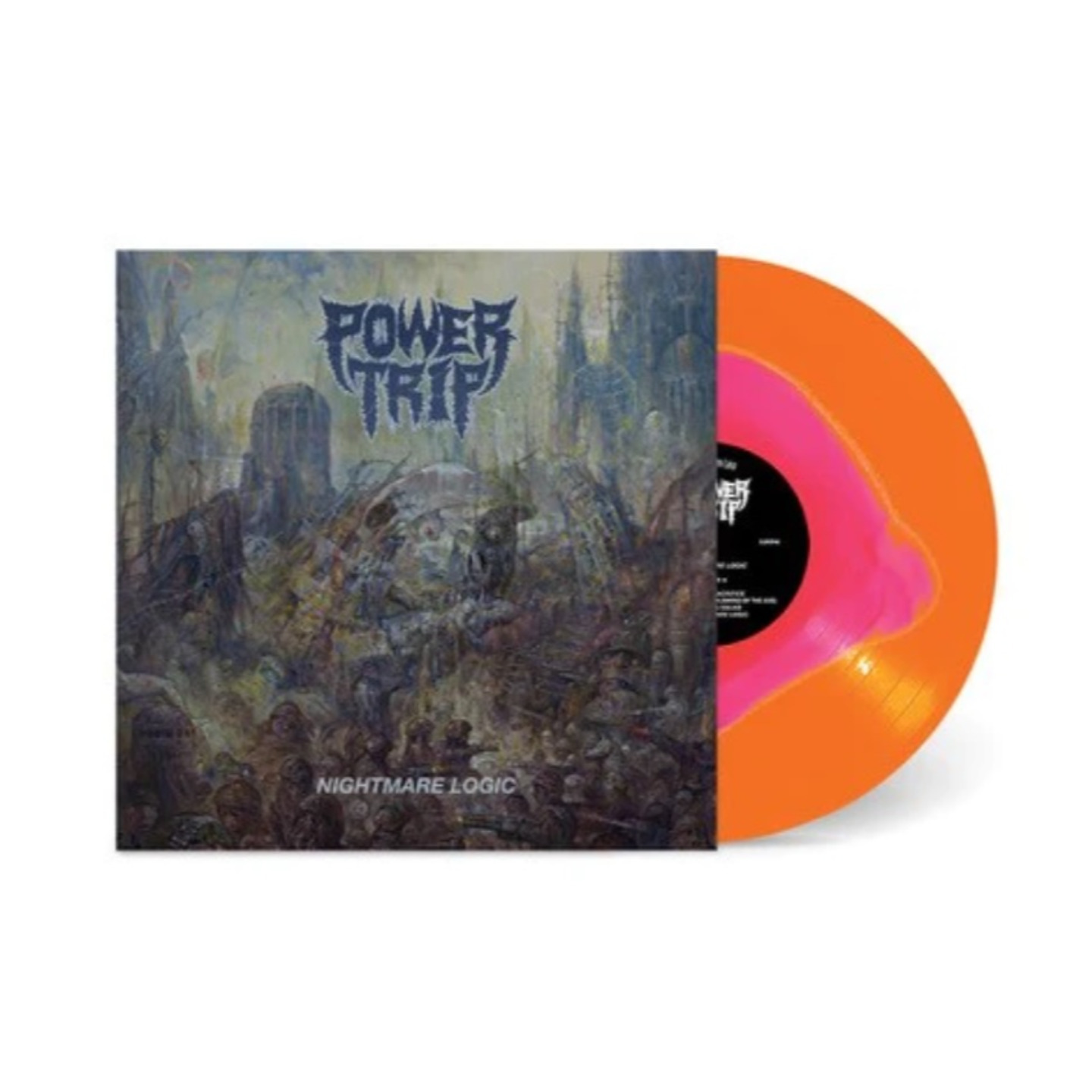 POWER TRIP - Nightmare Logic LP Pink & Orange Vinyl