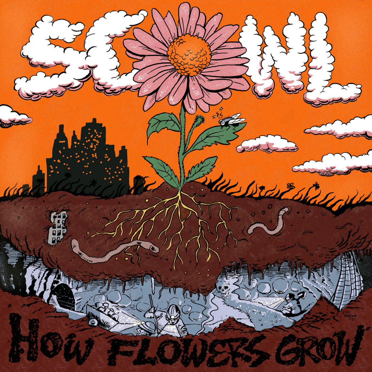 SCOWL - How Flowers Grow LP Yellow vinyl