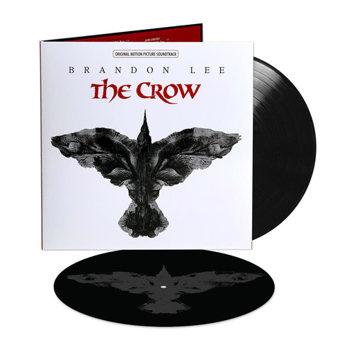 VA - The Crow Original Motion Picture Soundtrack 2xLP Crow Etching on Side D