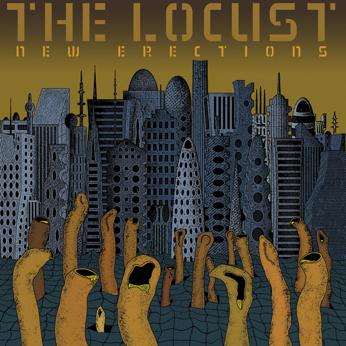 LOCUST, THE - New Erections LP (Trans Electric Blue vinyl)