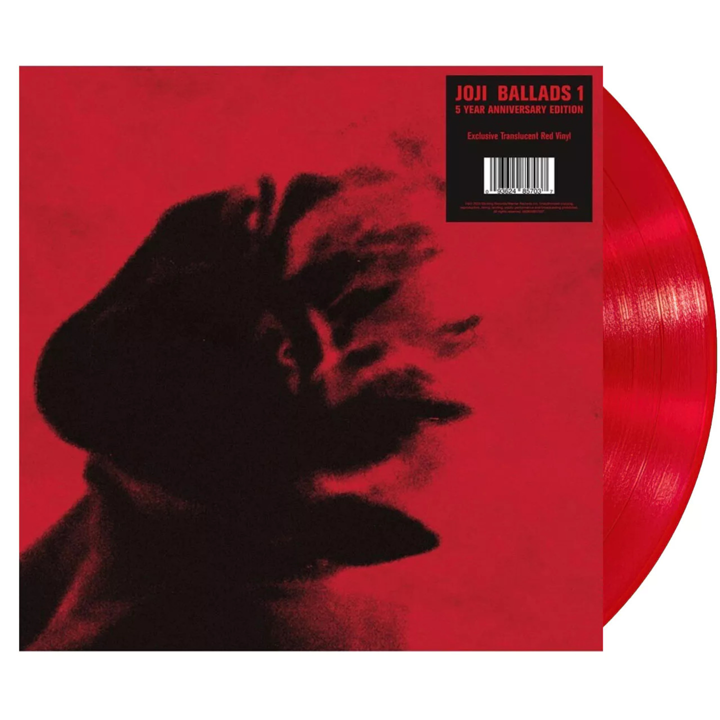 JOJI - Ballads 1 5th Anniversary Translucent Red vinyl
