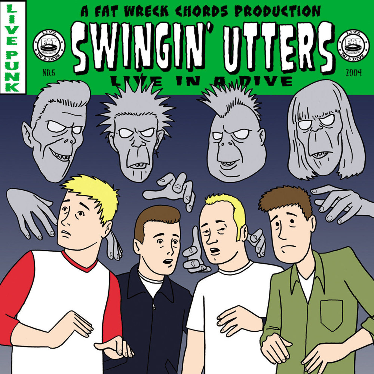 SWINGIN UTTERS - Live In A Dive 2xLP