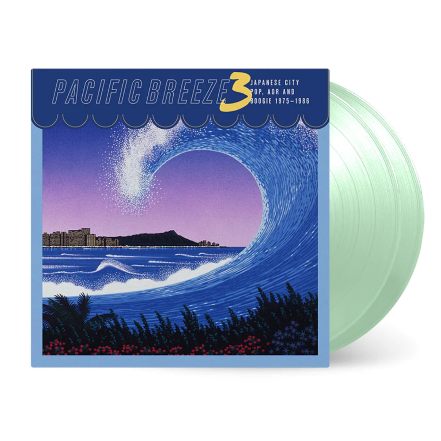 VA - Pacific Breeze 3 Japanese City Pop, AOR & Boogie 1975-1987 2xLP Pacific Seafoam Green Vinyl
