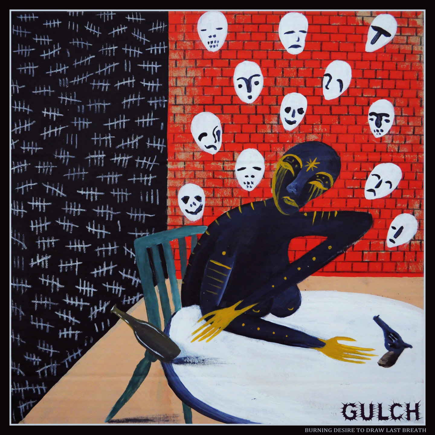 GULCH - Burning Desire To Draw Last BreathDemolition Of Human Construct 10 Colour vinyl