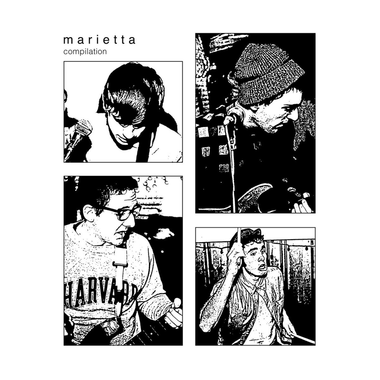 MARIETTA - Compilation LP Clear with Black Centre Vinyl