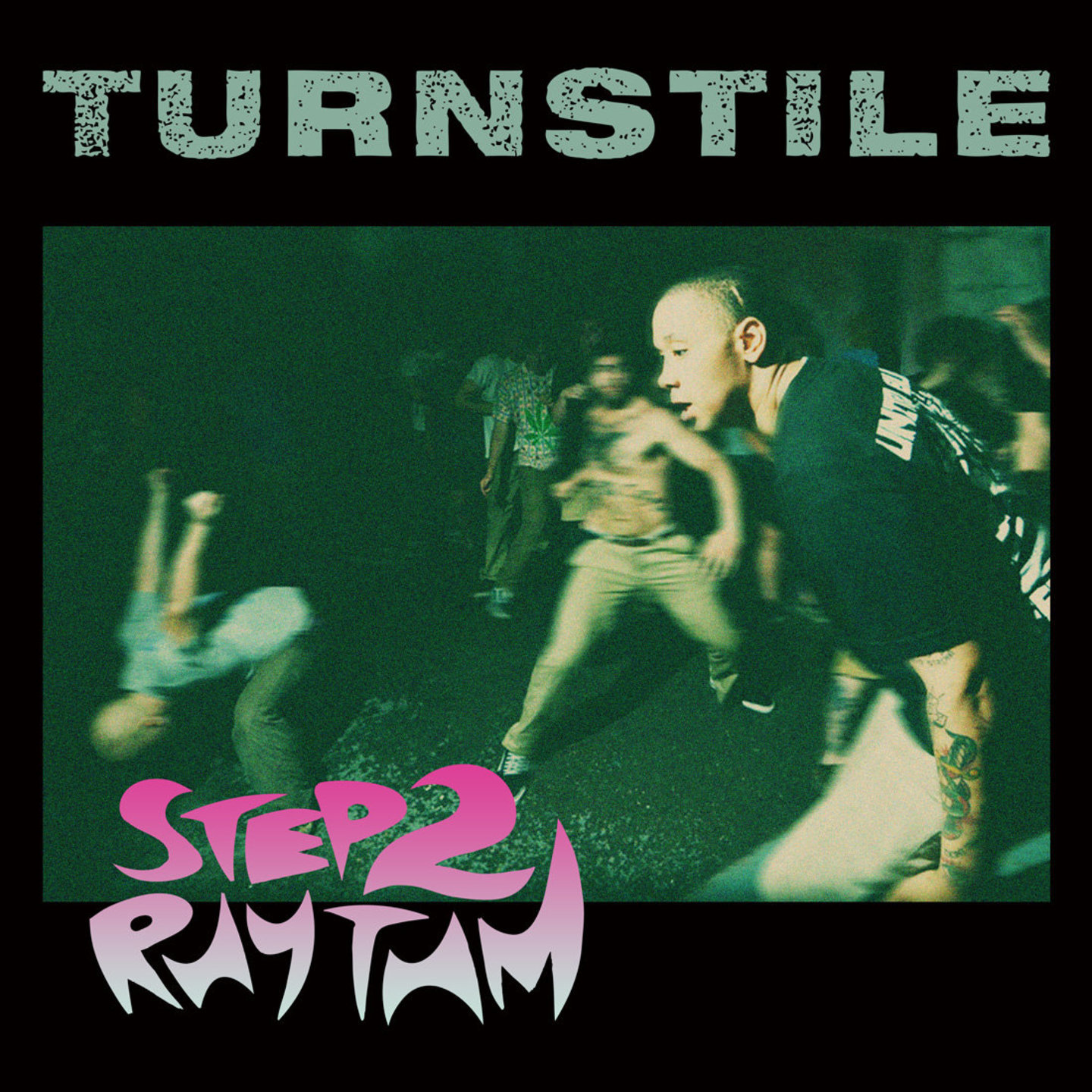 TURNSTILE - Step 2 Rhythm 7 Neon Lime Green vinyl