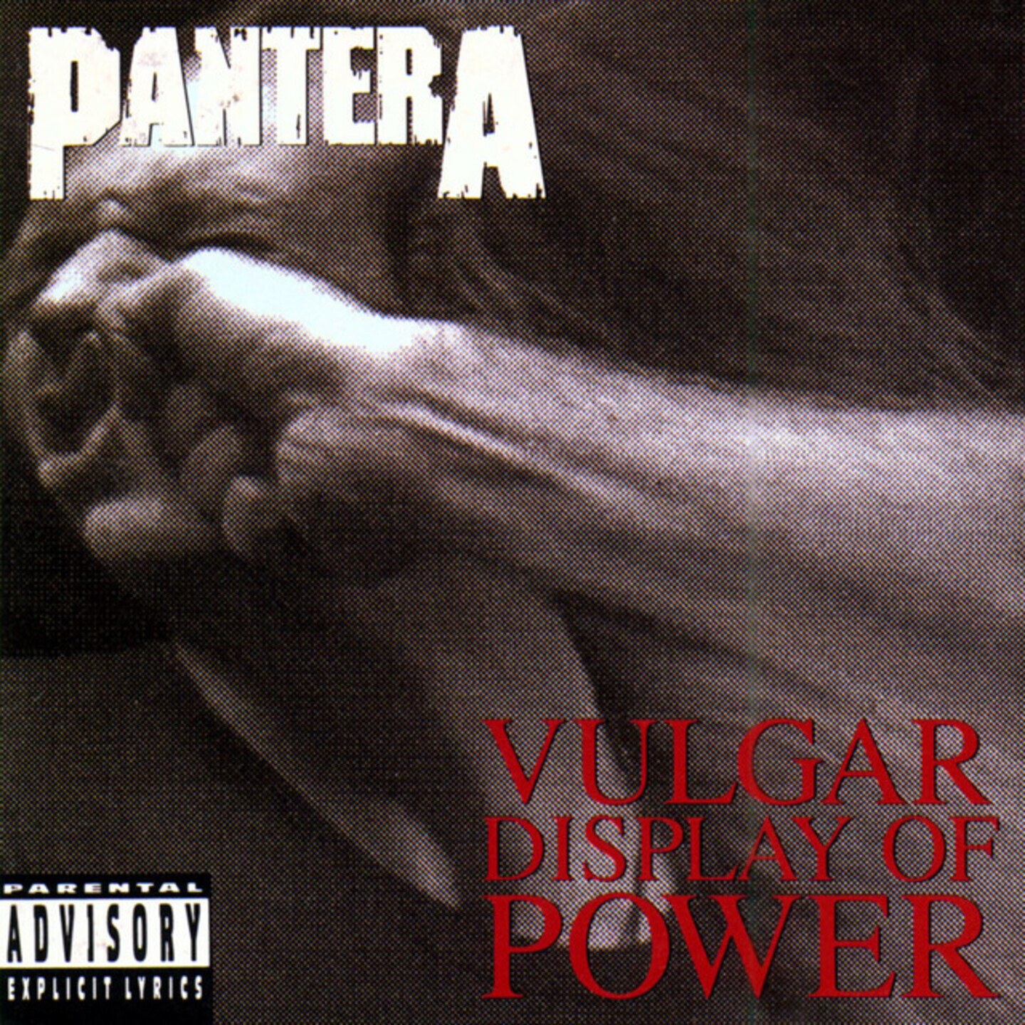PANTERA - Vulgar Display Of Power LP (White & True Metal Gray Marbled Vinyl)
