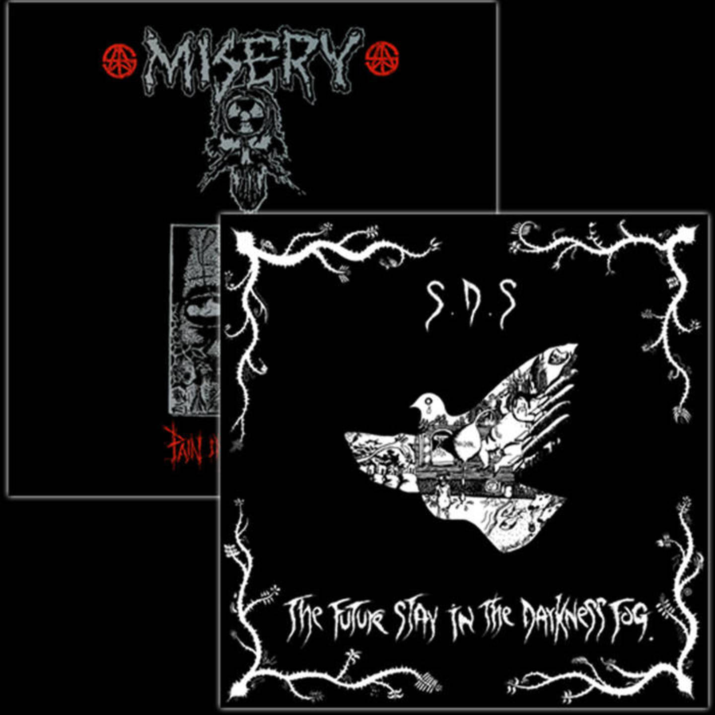 MISERYS.D.S - Split LP Red vinyl