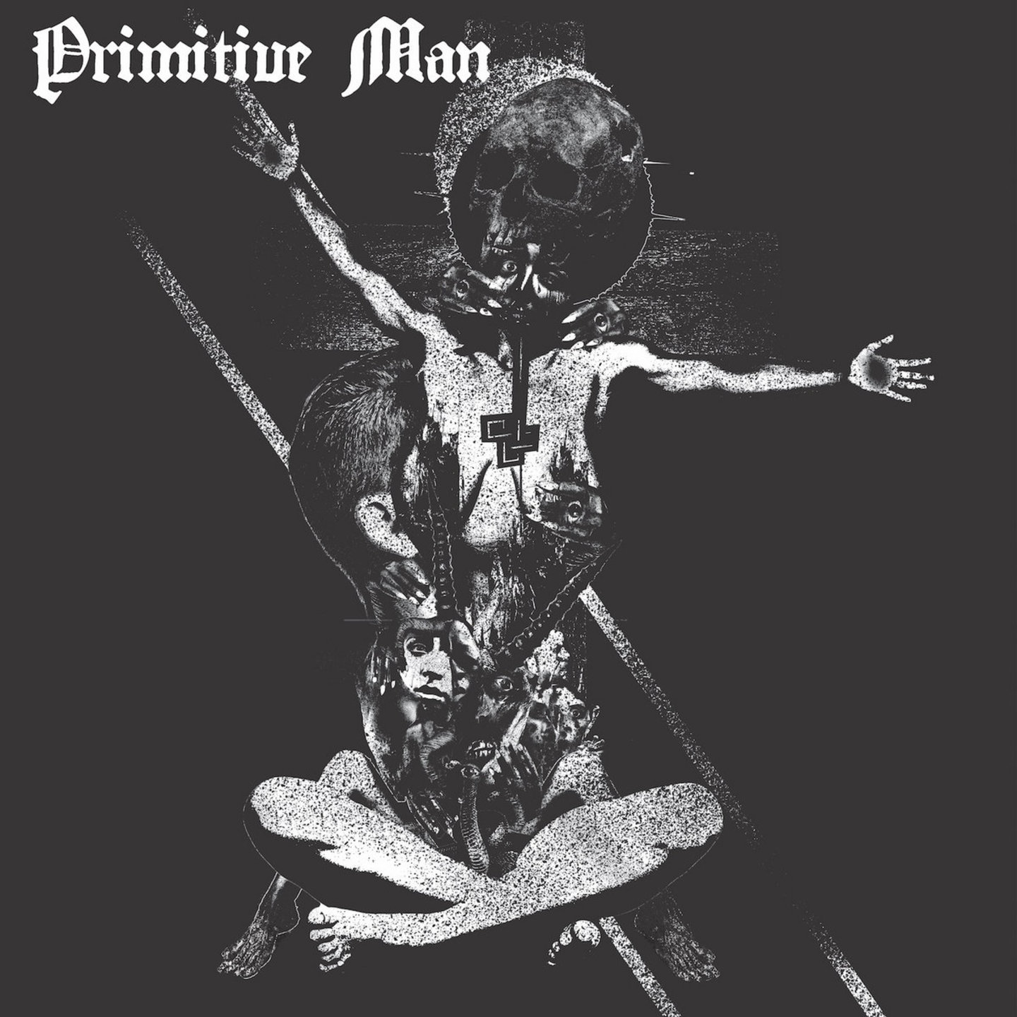 PRIMITIVE MAN - Insurmountable LP Clear with Black White Gold Splatter vinyl