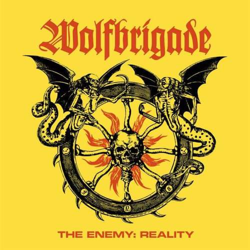 WOLFBRIGADE - The Enemy Reality LP White Black Splatter vinyl