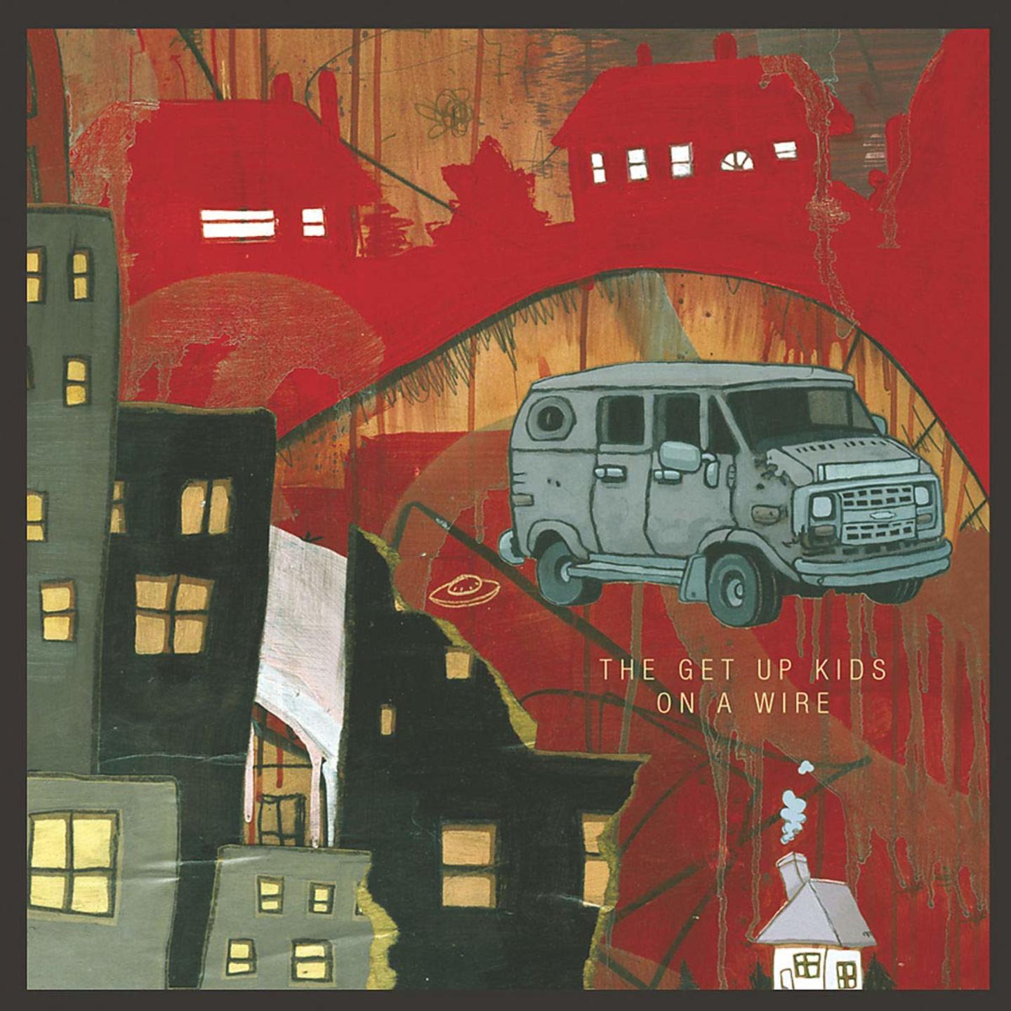 GET UP KIDS, THE - On A Wire LP Red Black Splatter vinyl