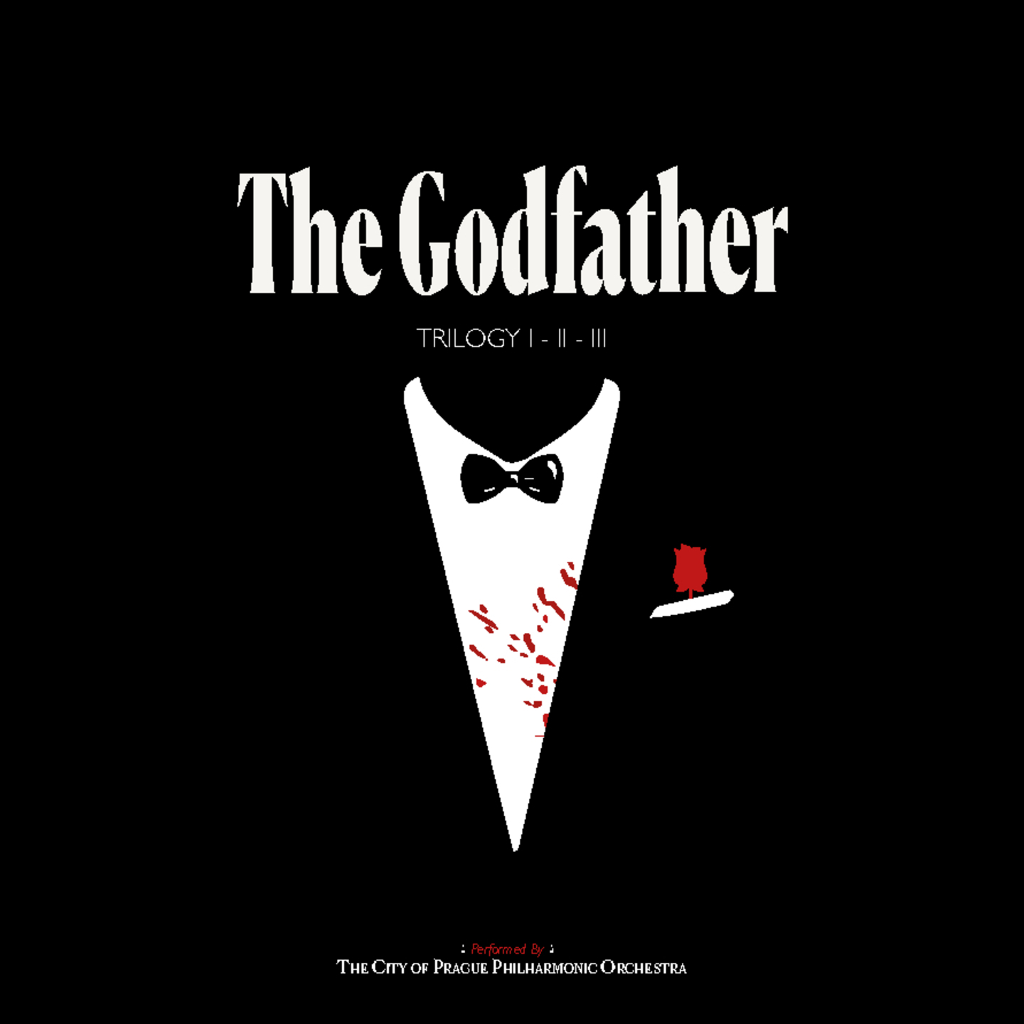 CITY OF PRAGUE PHILHARMONIC ORCHESTRA, THE - The Godfather Trilogy 2xLP (Splatter Grey And Red Vinyl)