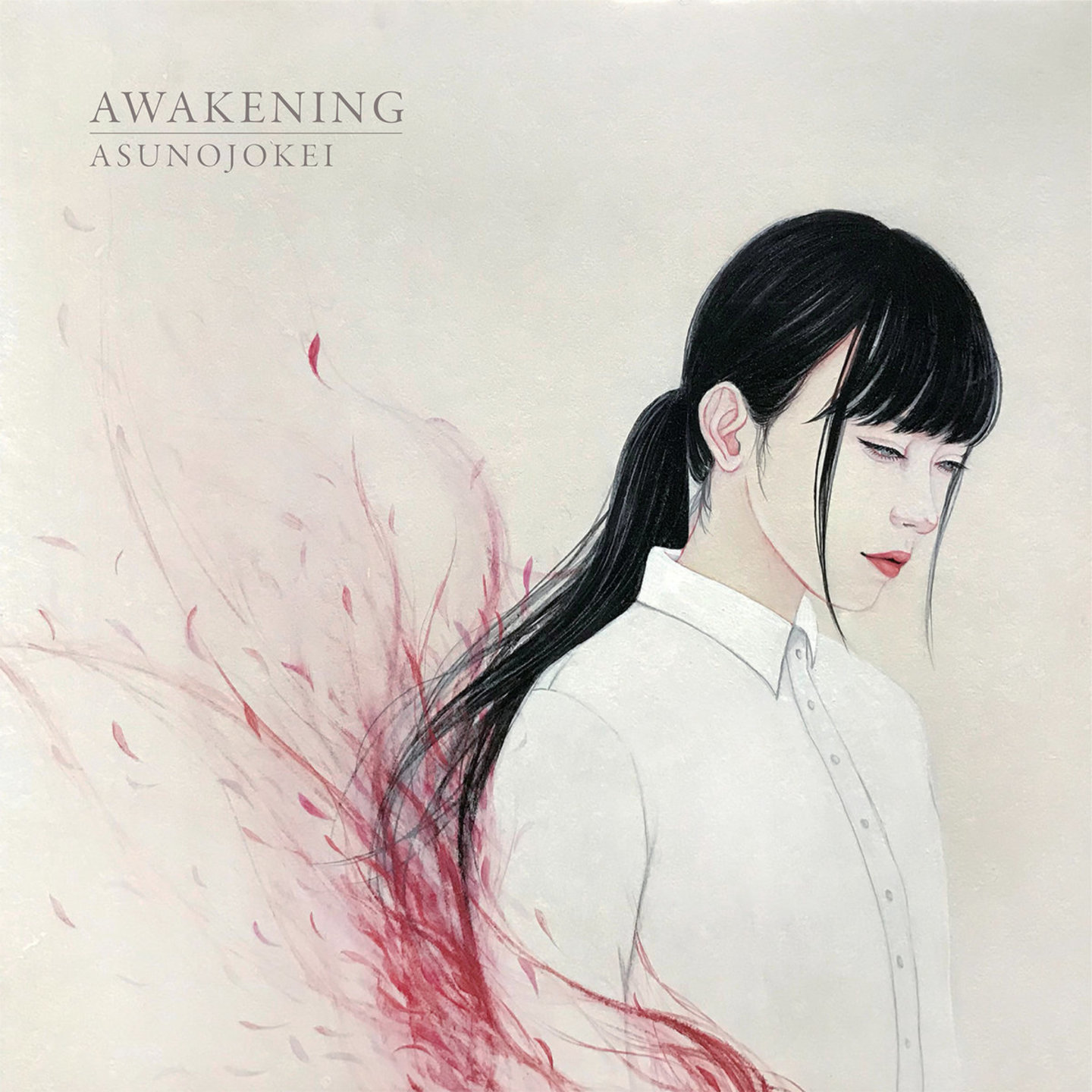 ASUNOJOKEI - Awakening 2xLP White  Red  Black Galaxy Swirl Vinyl