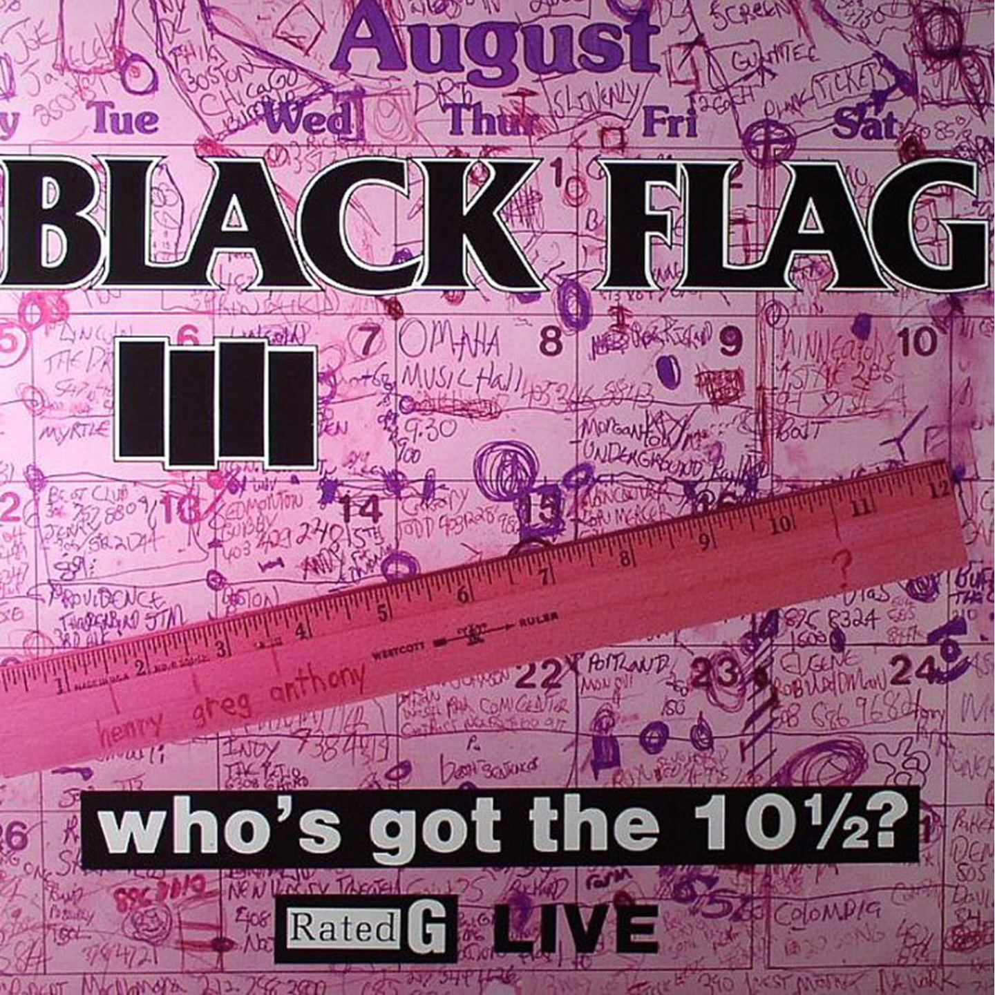 BLACK FLAG - Whos Got The 10  LP
