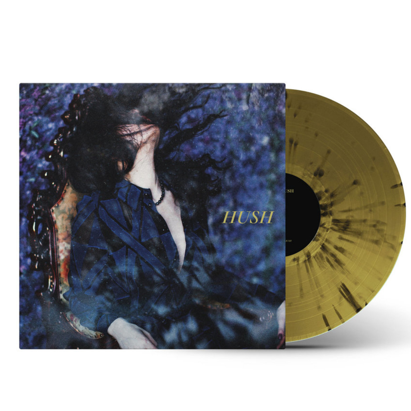 SLOW CRUSH - Hush LP Gold w Black Splatter Vinyl