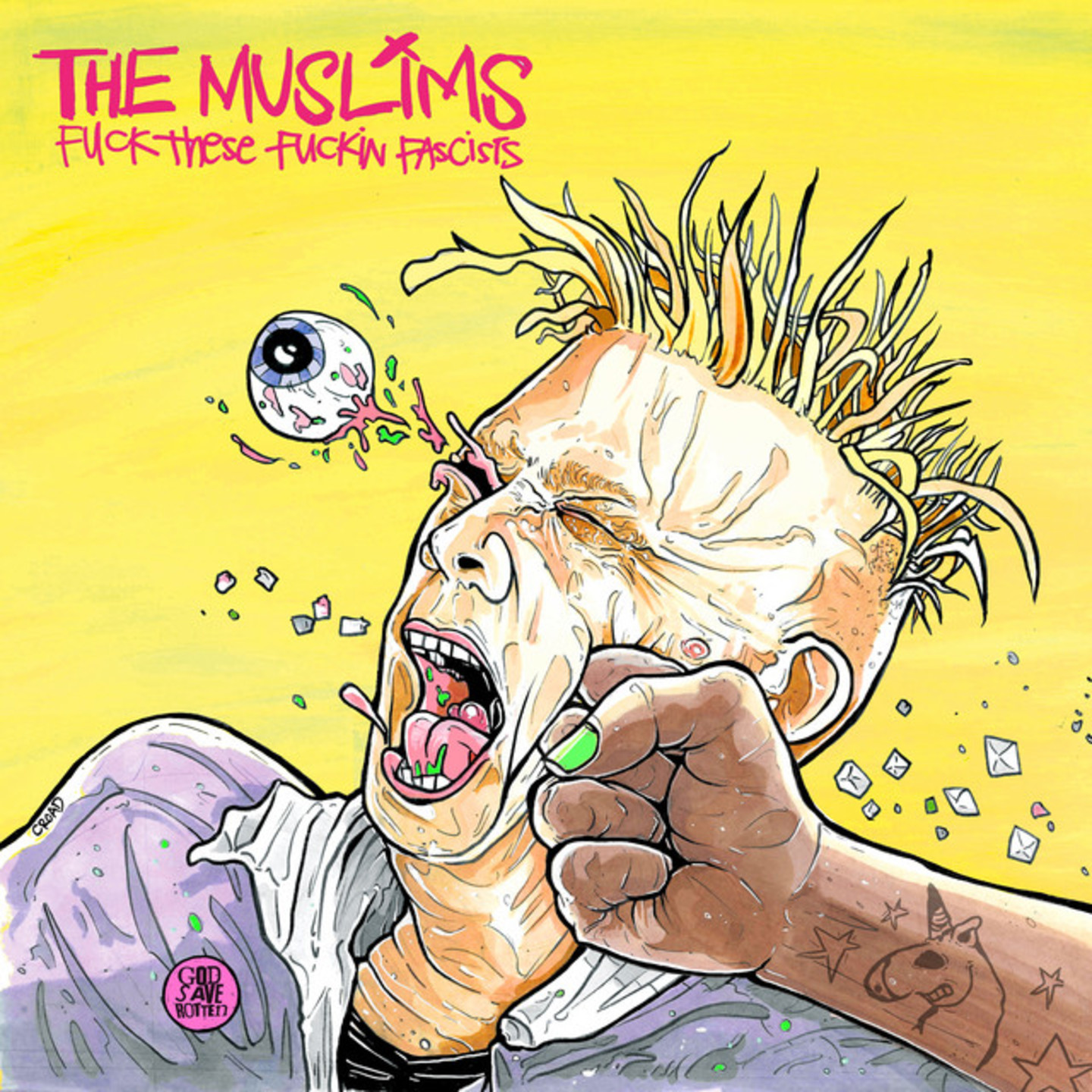 MUSLIMS, THE - Fck These Fckin Fascists LP Colour Vinyl