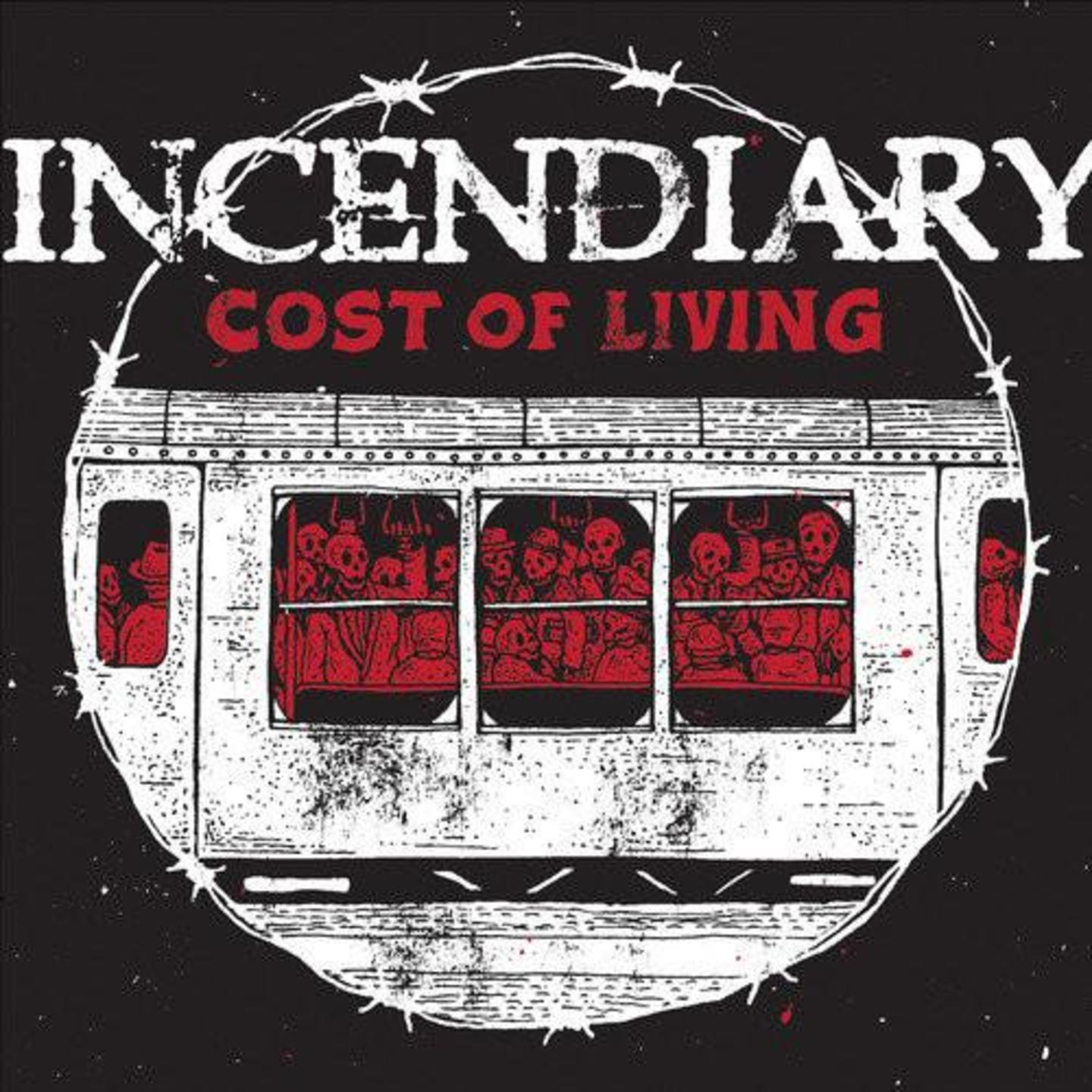 INCENDIARY - Cost Of Living LP Colour vinyl